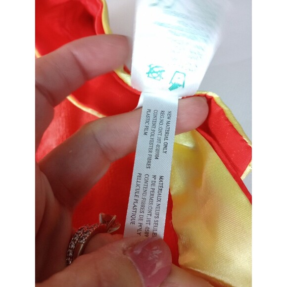 Disney Baby Winnie The Pooh Lovey Security Blanket Red Hunny Honey Satin Trim - Picture 5 of 9